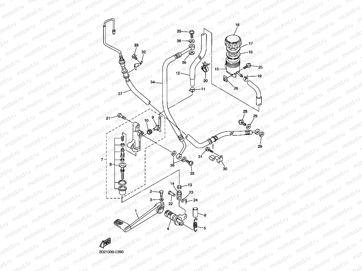 REAR MASTER CYLINDER