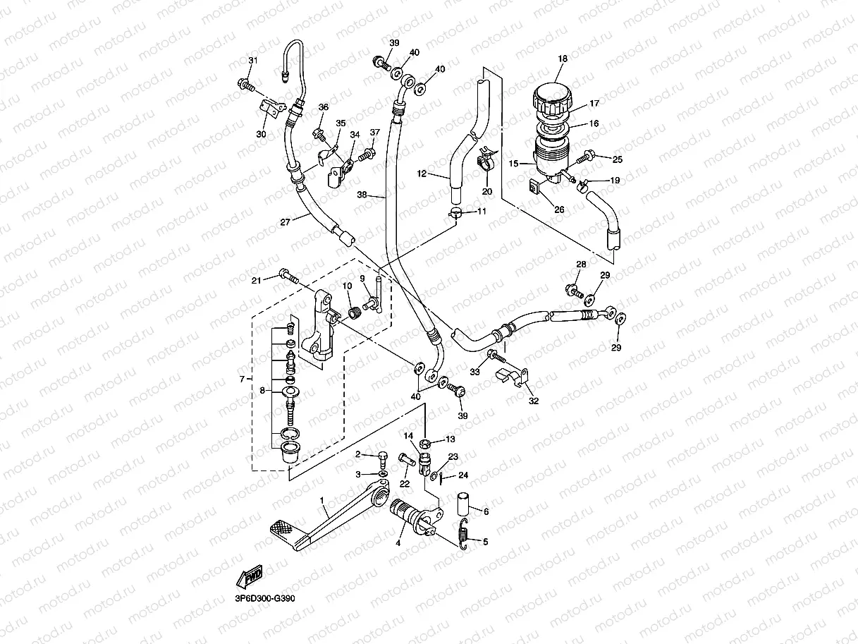 REAR MASTER CYLINDER