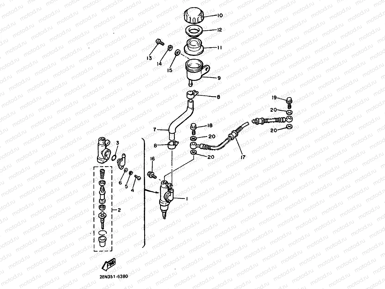 REAR MASTER CYLINDER