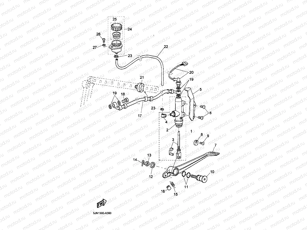 REAR MASTER CYLINDER