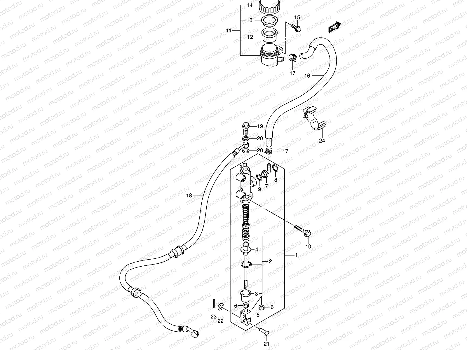 REAR MASTER CYLINDER