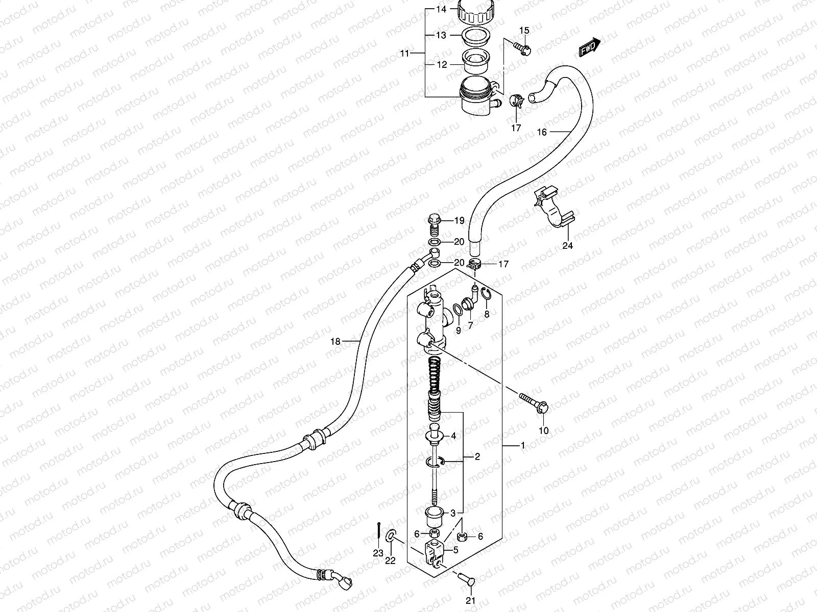 REAR MASTER CYLINDER