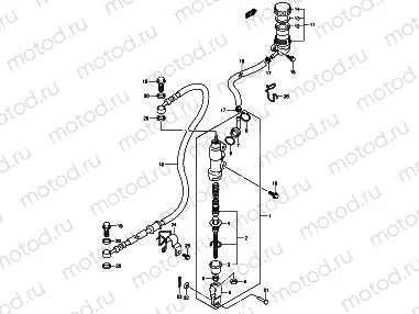 REAR MASTER CYLINDER