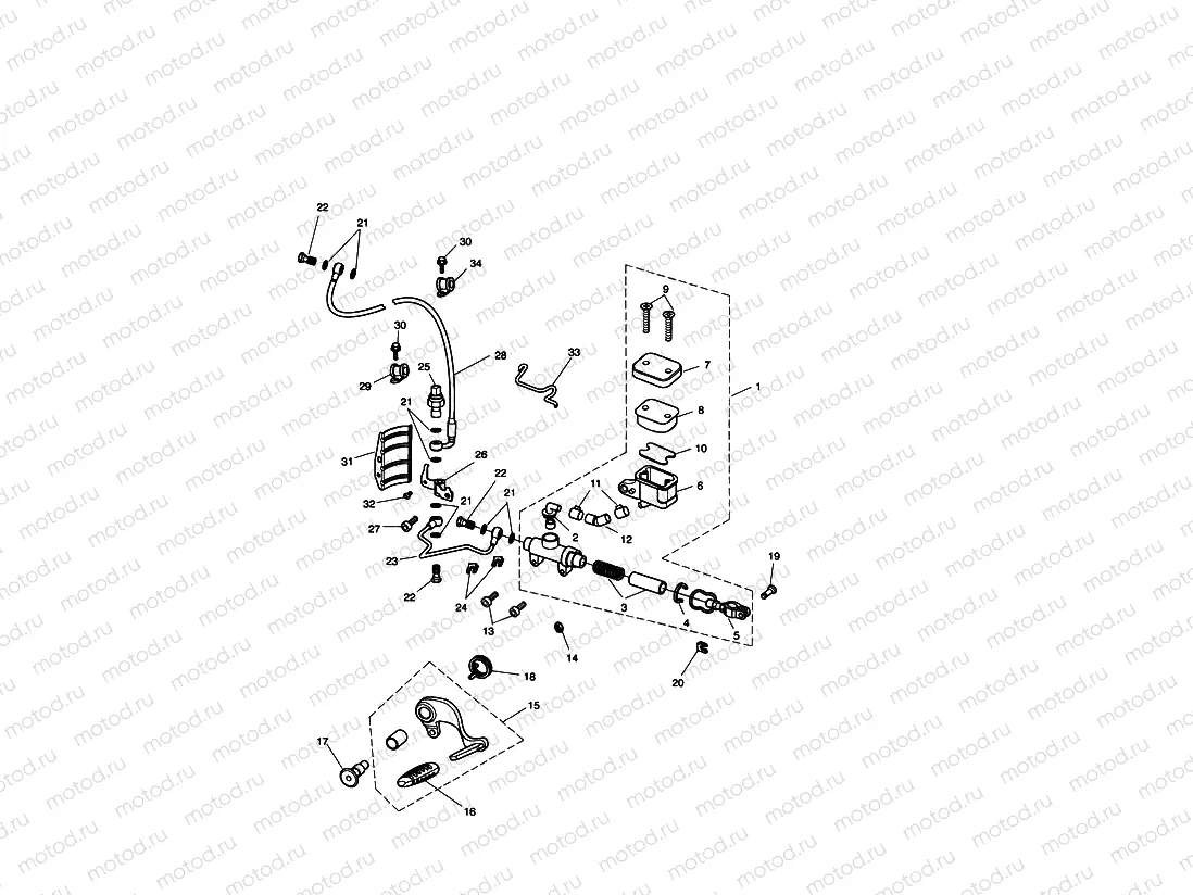 Rear Master Cylinder Classic