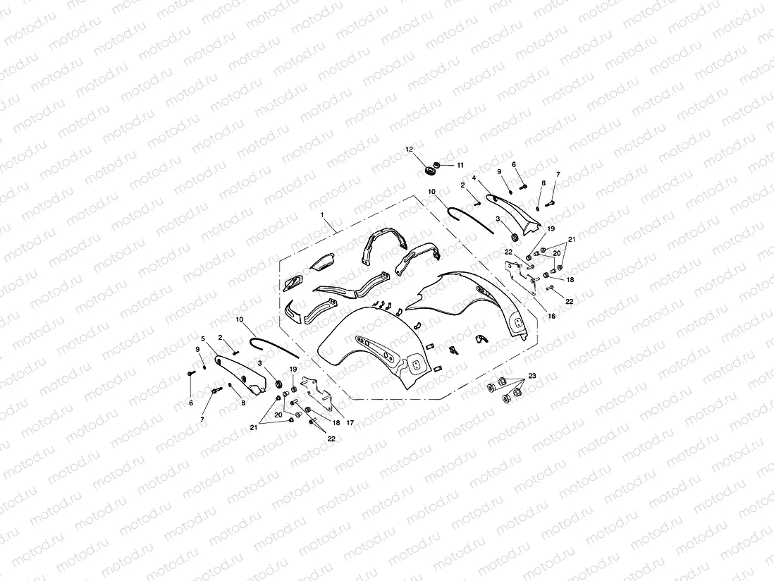 Rear Mudguard 574821