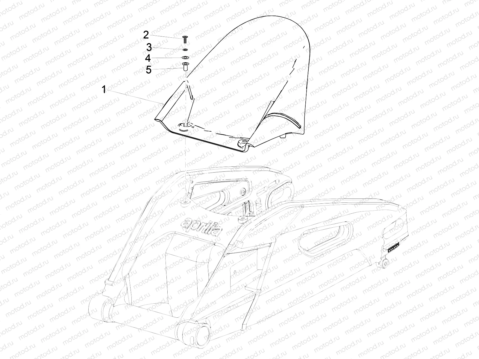 Rear mudguard