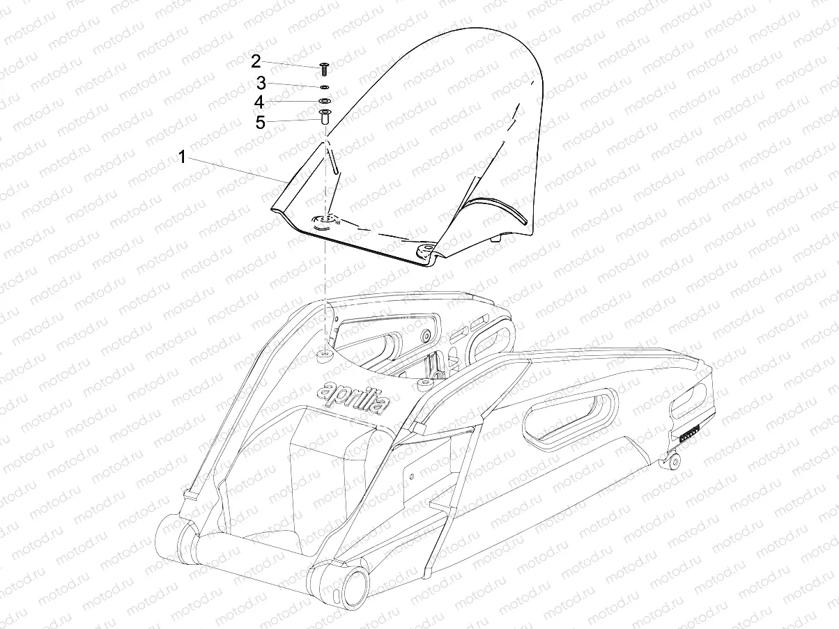 Rear mudguard