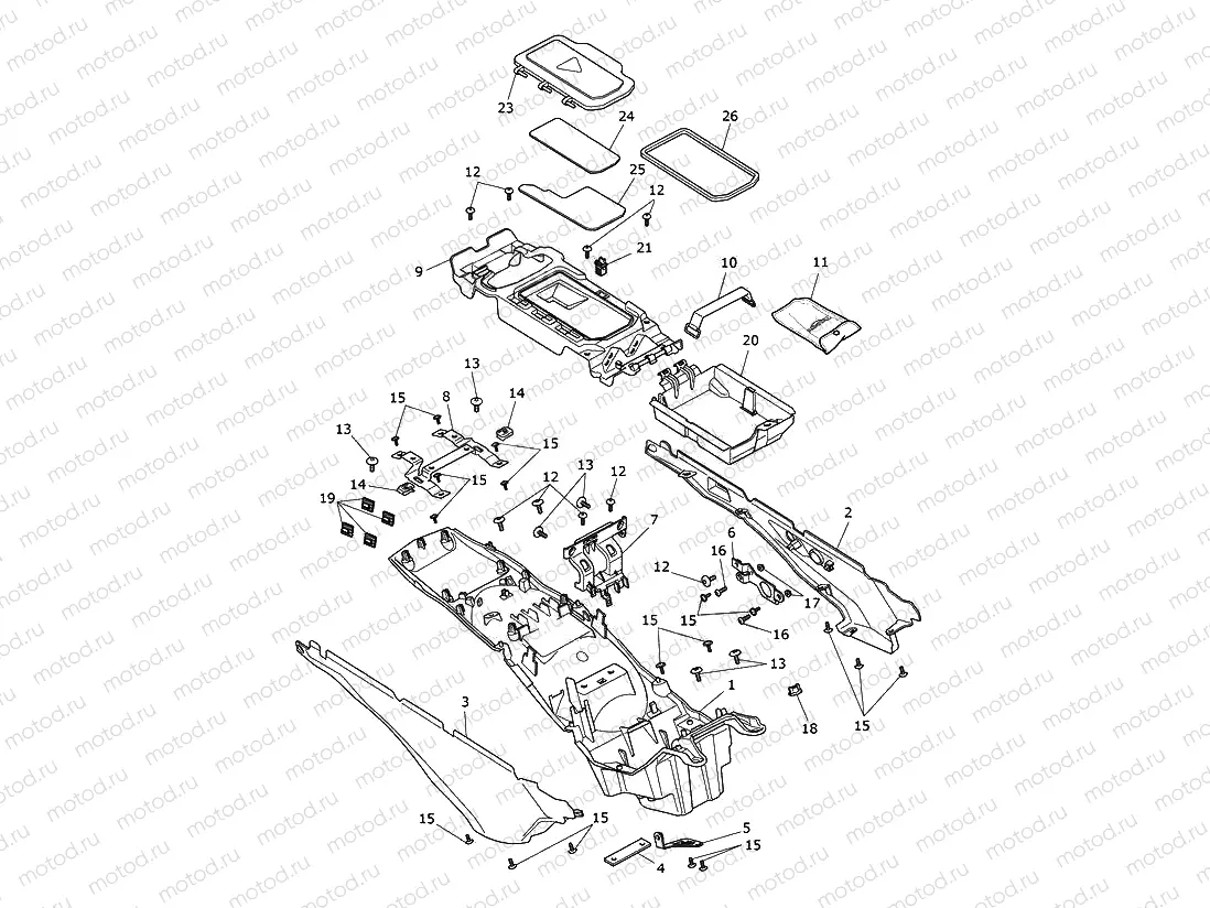 Rear Mudguard & Battery Box