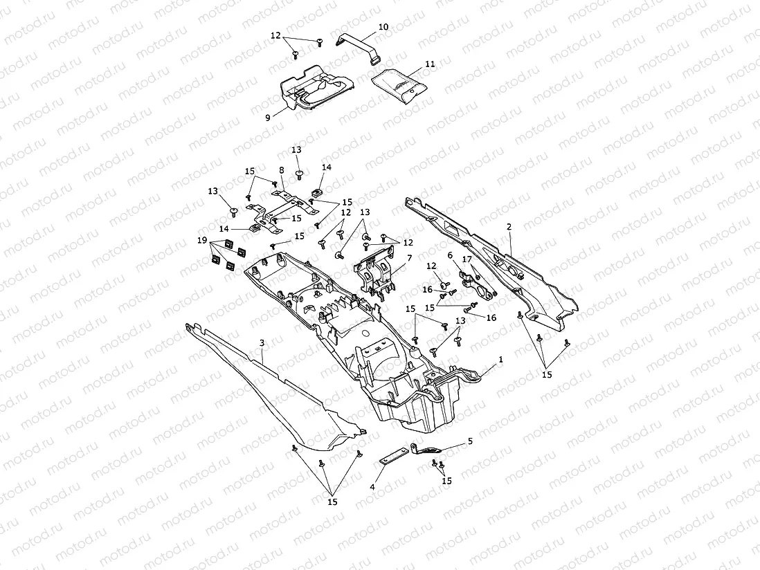 Rear Mudguard & Battery Box