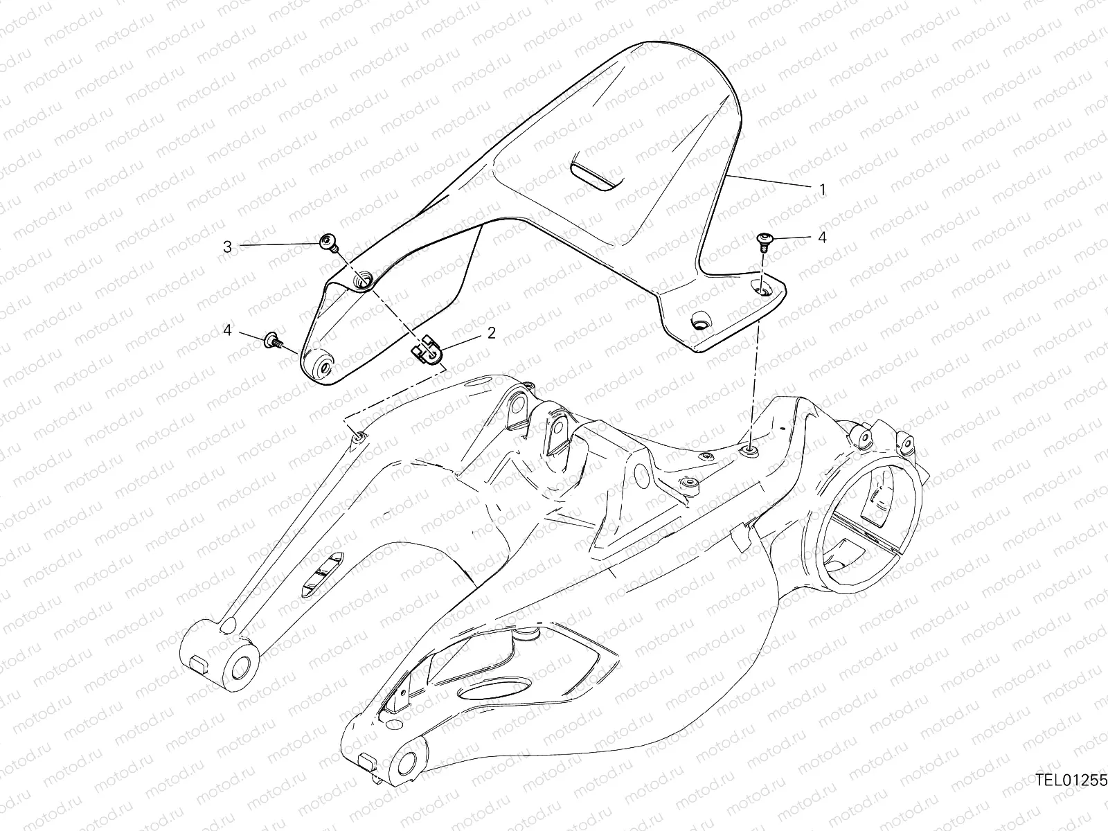 REAR MUDGUARD [MOD:DVL1260]