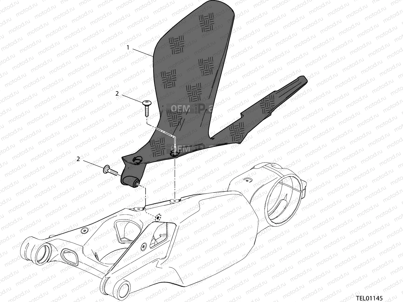REAR MUDGUARD [MOD:PANV4 SP,PANV4SPM]