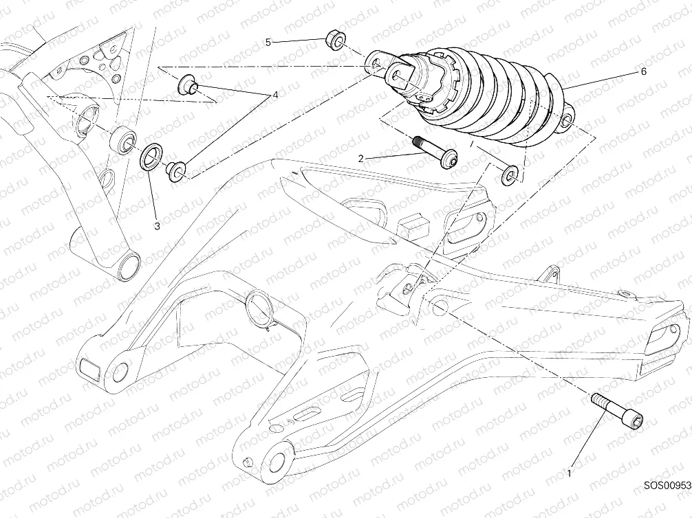 REAR MUDGUARD [MOD:SCR800DS]