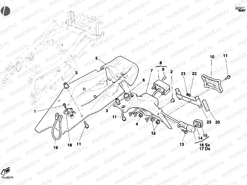 REAR MUDGUARD » PLASTICS
