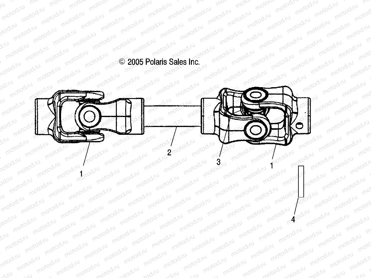 REAR PROP SHAFT - A05MH68AK/AN/AD (4999200299920029B10) | REAR PROP SHAFT - A05MH68AK/AN/AD (4999200299920029B10)