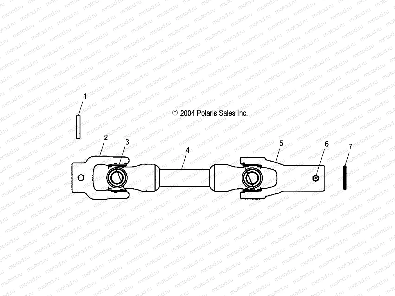 REAR PROP SHAFT - R05RB63AA (4998179817B05) | REAR PROP SHAFT - R05RB63AA (4998179817B05)