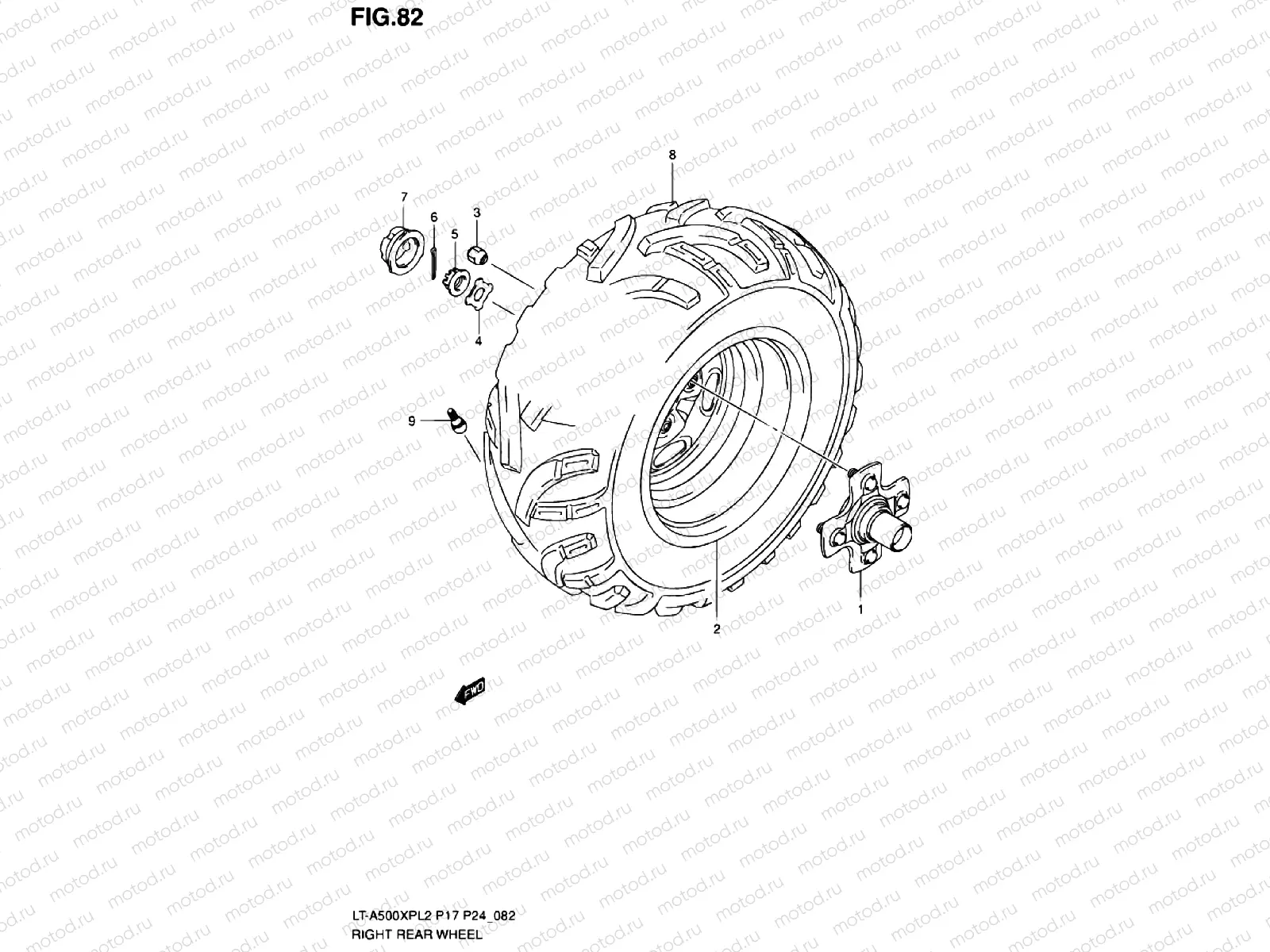 REAR RIGHT WHEEL
