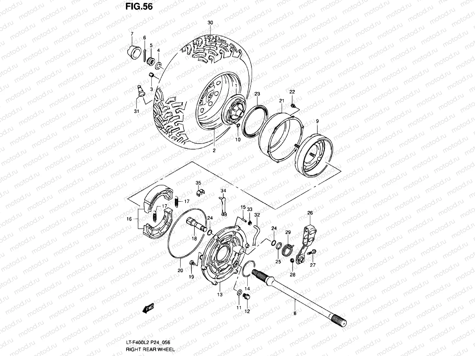 REAR RIGHT WHEEL