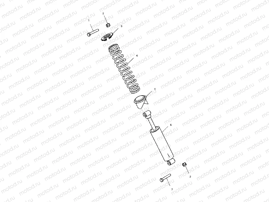REAR SHOCK - A10RB42AA (4970937093C03) | REAR SHOCK - A10RB42AA (4970937093C03)