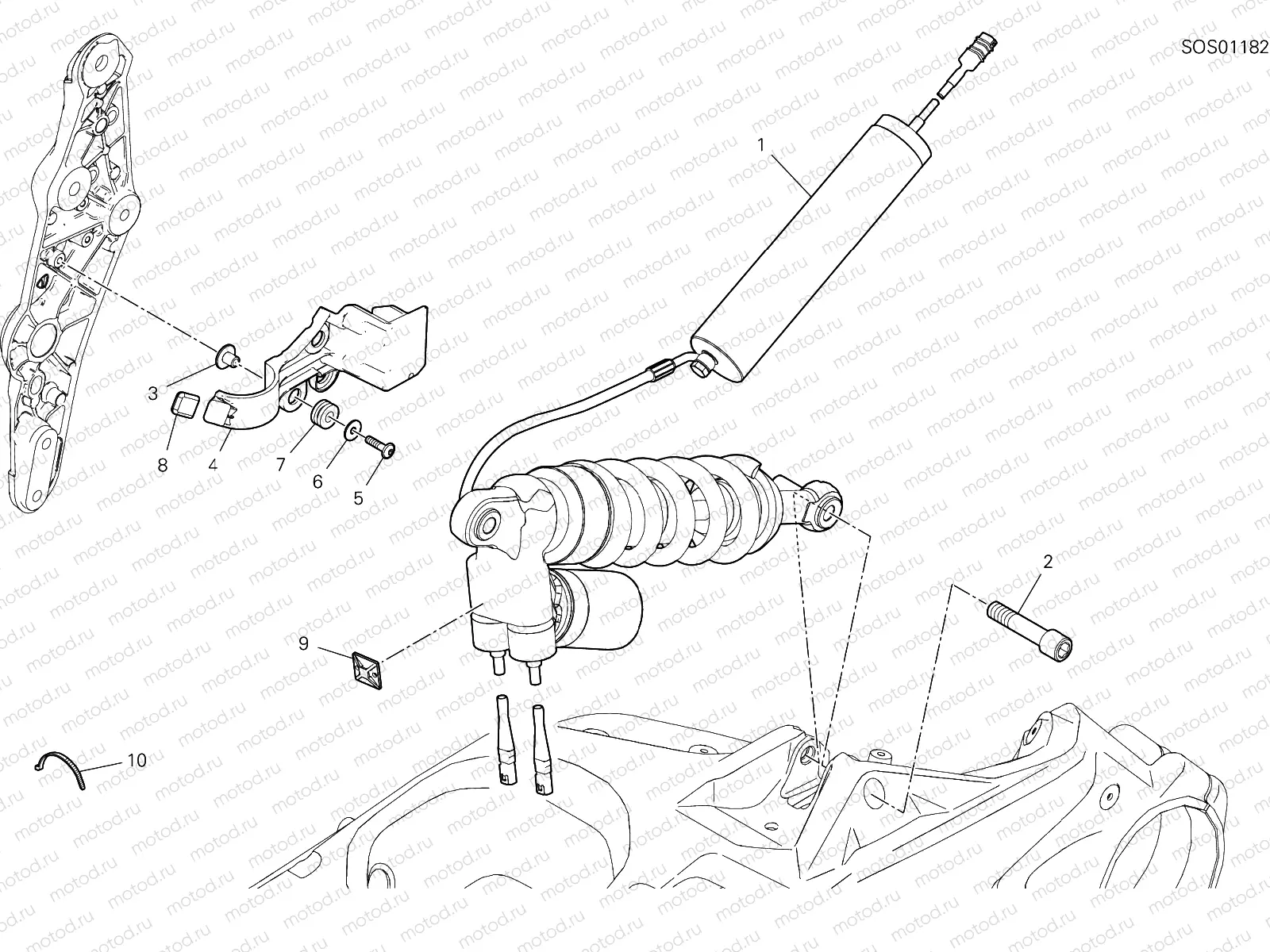 REAR SHOCK ABSORBER