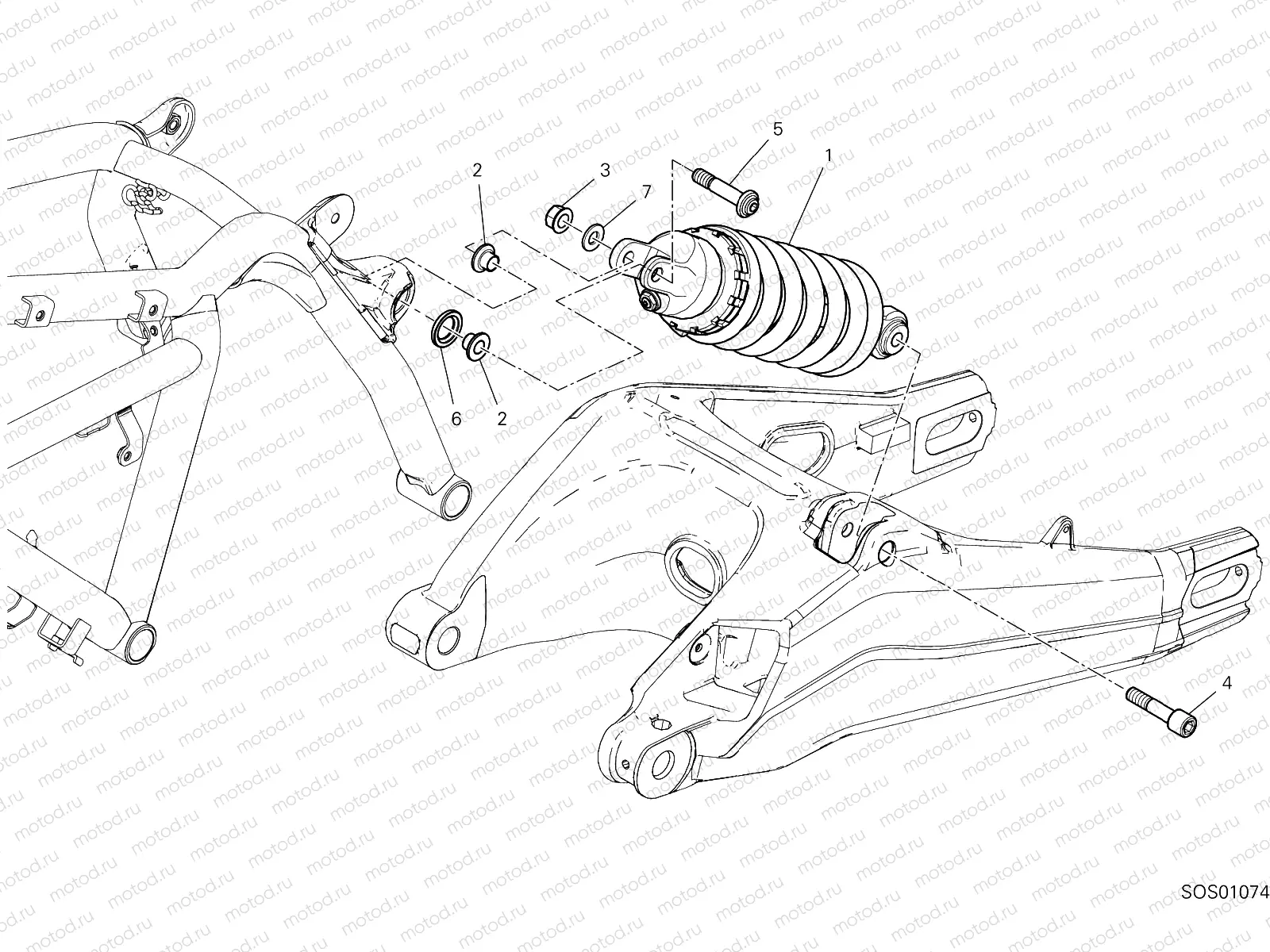 REAR SHOCK ABSORBER