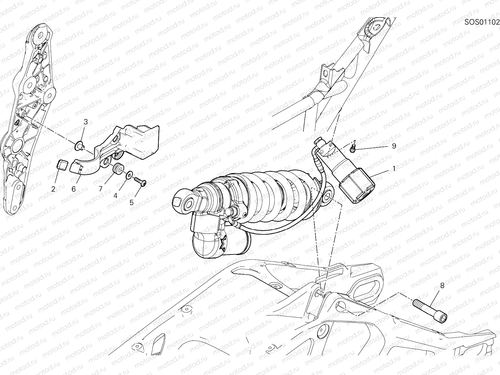REAR SHOCK ABSORBER