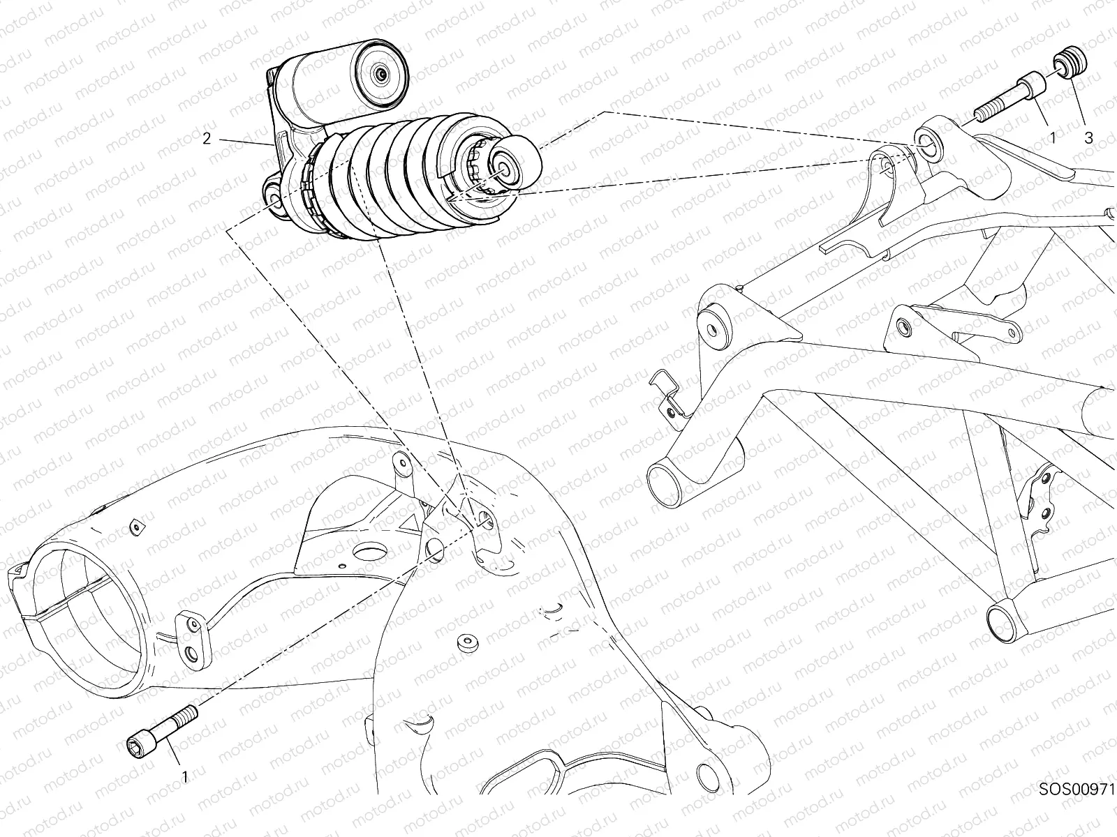 REAR SHOCK ABSORBER