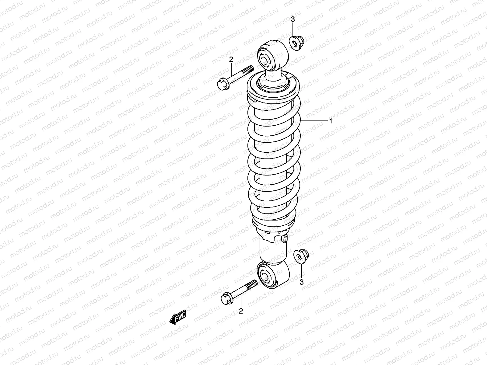 REAR SHOCK ABSORBER