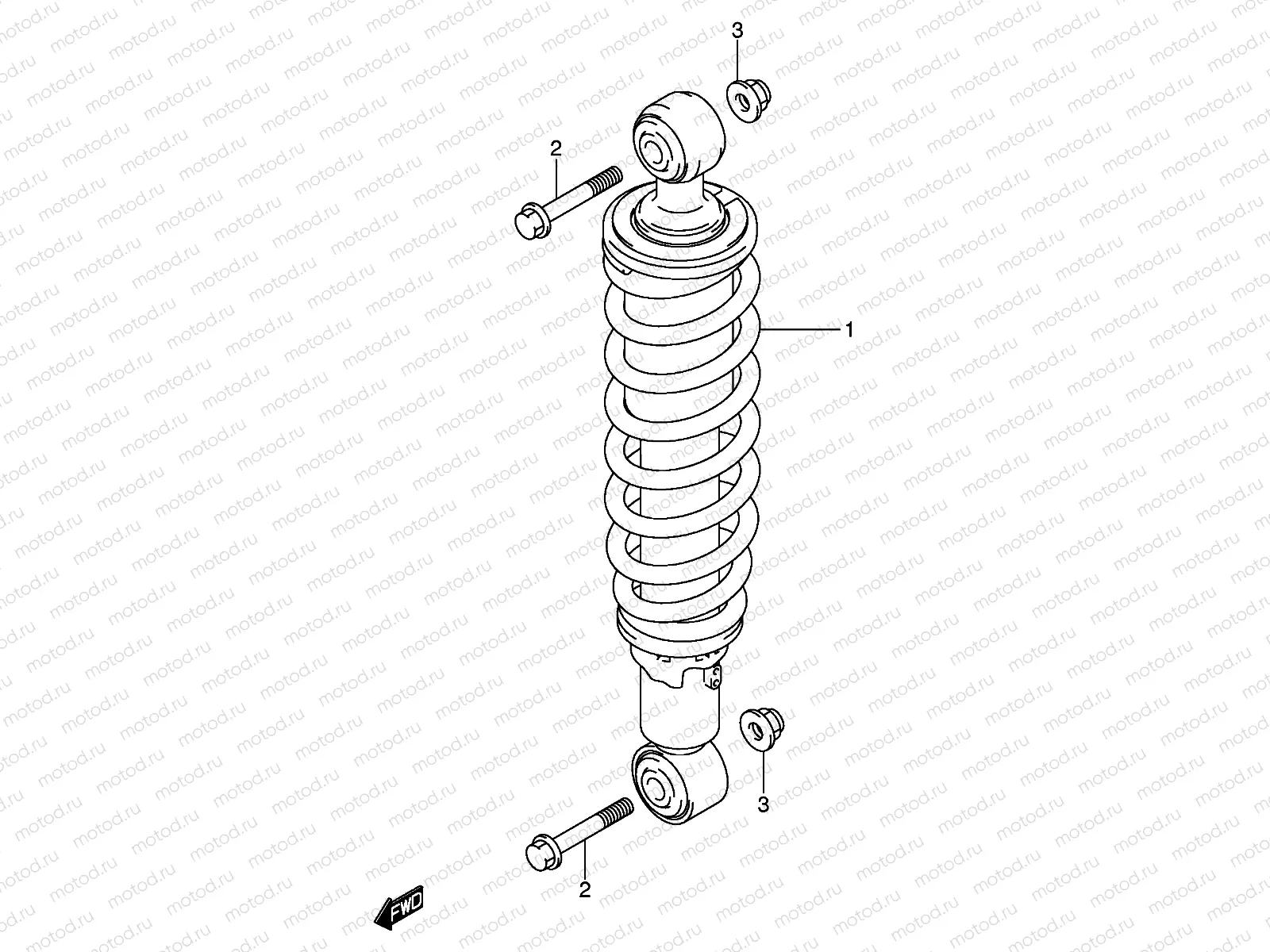 REAR SHOCK ABSORBER