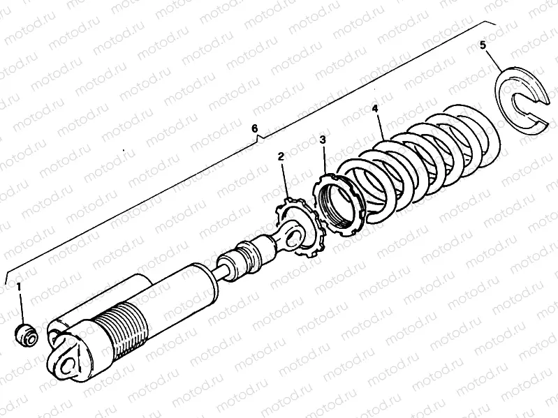 REAR SHOCK ABSORBER » SWING ARM