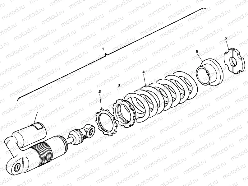 REAR SHOCK ABSORBER » SWING ARM