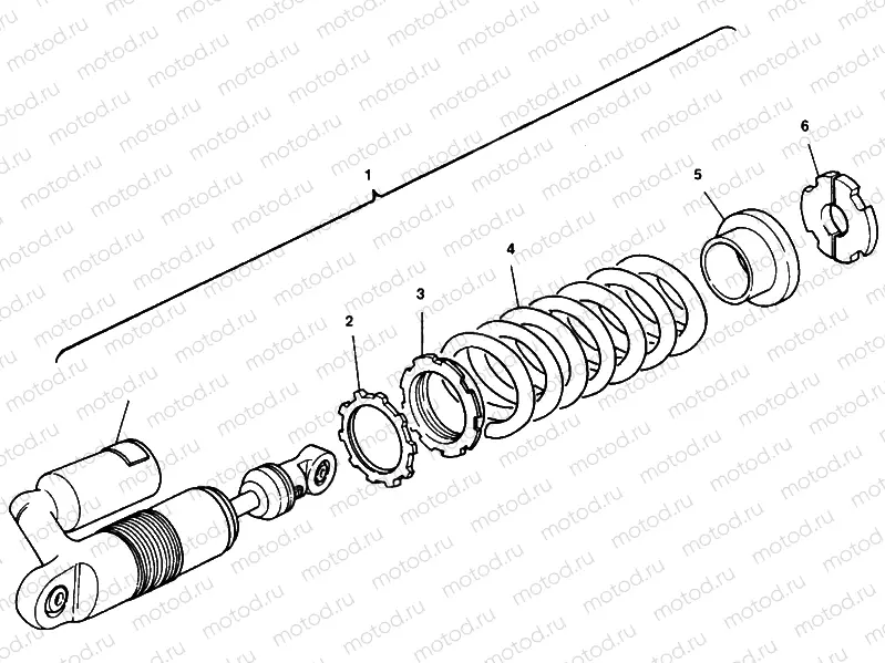 REAR SHOCK ABSORBER » SWING ARM