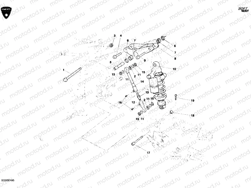 REAR SHOCK ABSORBER » SWING ARM
