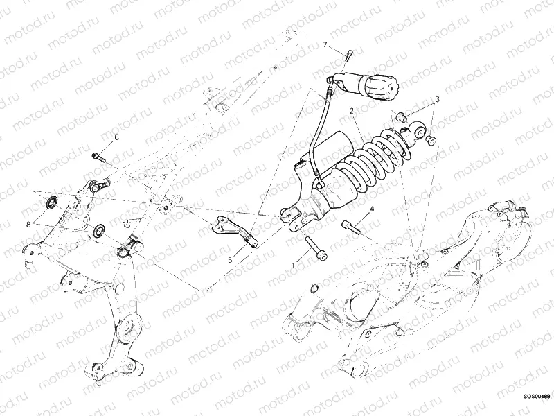REAR SHOCK ABSORBER » SWING ARM
