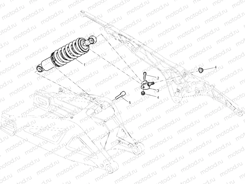REAR SHOCK ABSORBER » SWING ARM