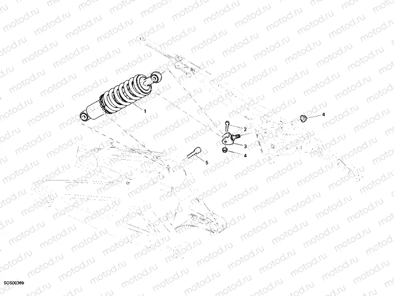 REAR SHOCK ABSORBER » SWING ARM