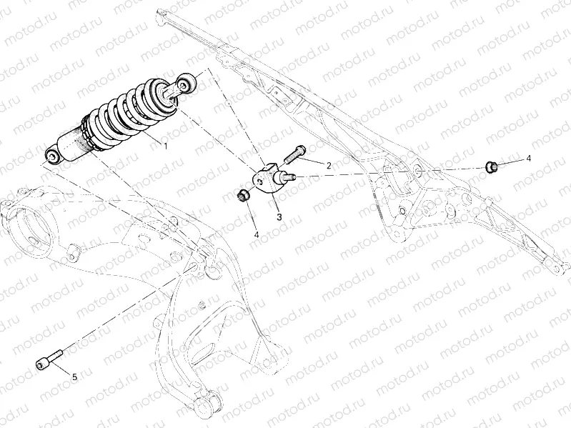 REAR SHOCK ABSORBER » SWING ARM