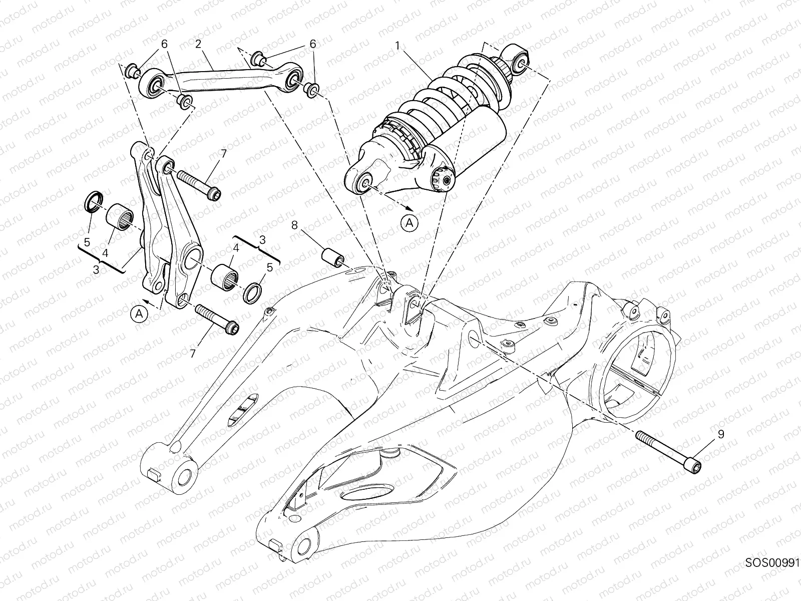 REAR SHOCK ABSORBER [XST:AUS,BLG,EUR,GSO,JAP,TWN]