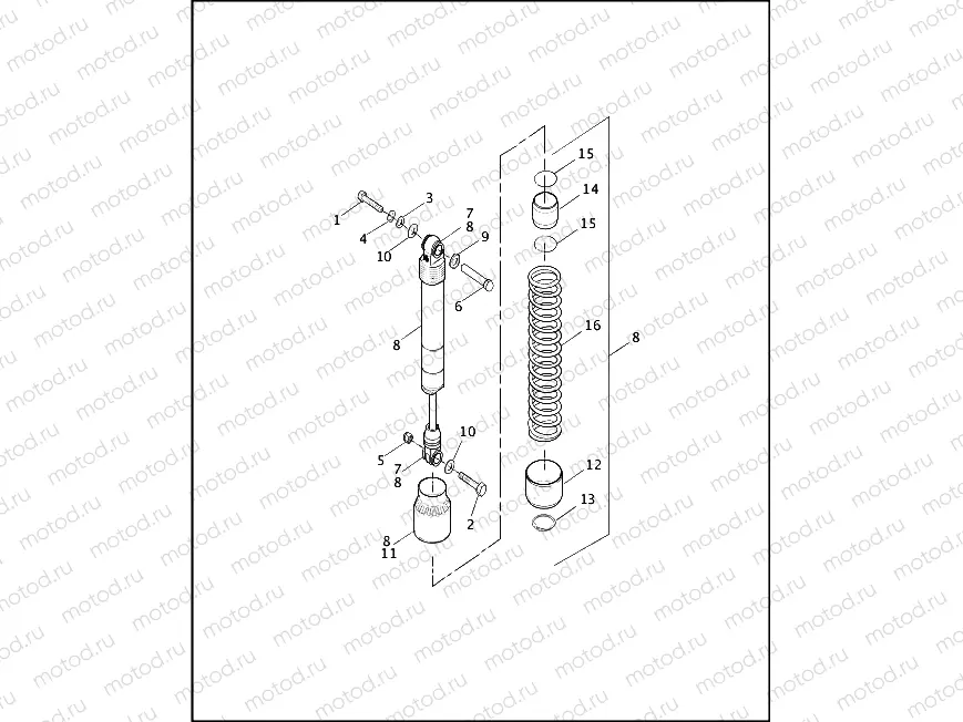 REAR SHOCK ABSORBERS