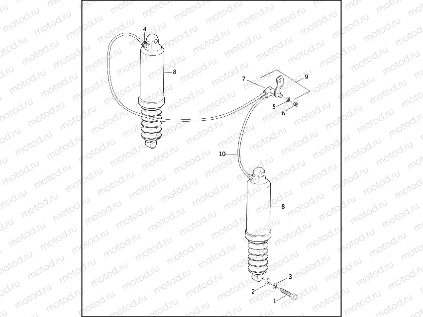 REAR SHOCK ABSORBERS & AIR SUSPENSION SYSTEM