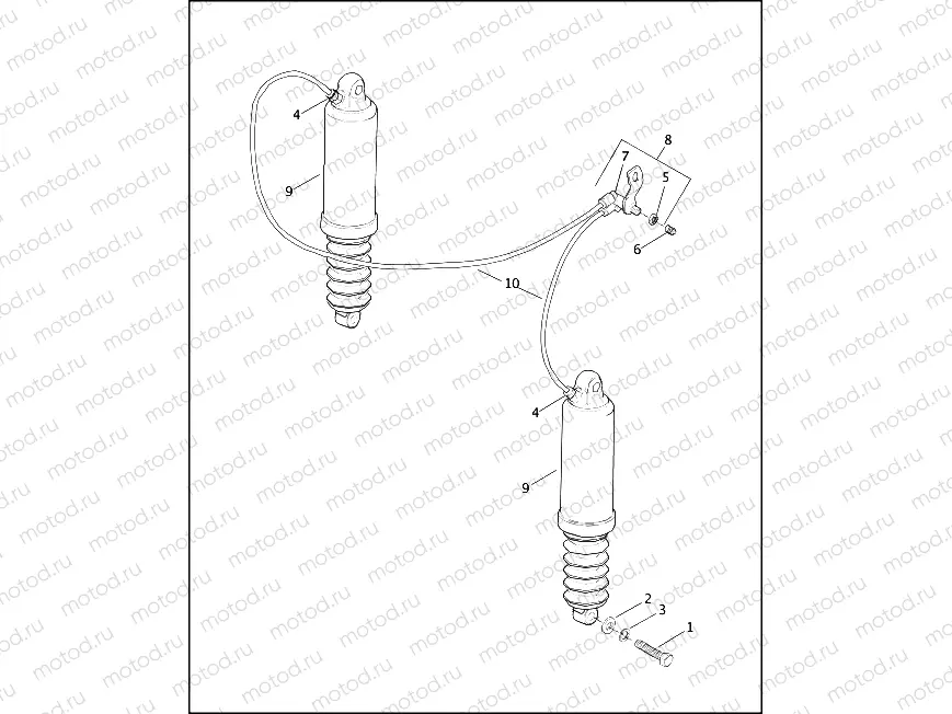 REAR SHOCK ABSORBERS & AIR SUSPENSION SYSTEM