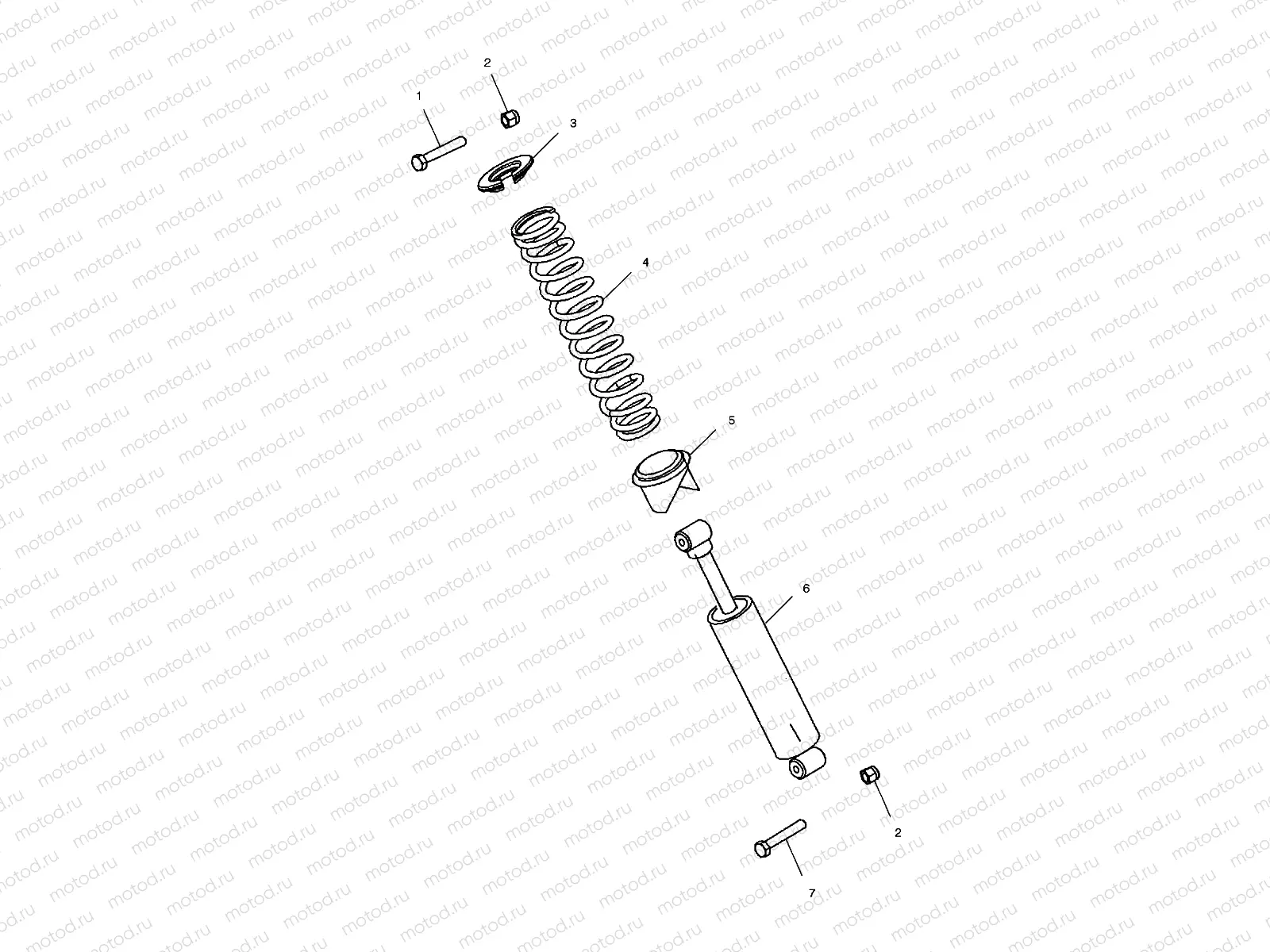 REAR SHOCK - C10RD50AA (4976437643C06) | REAR SHOCK - C10RD50AA (4976437643C06)