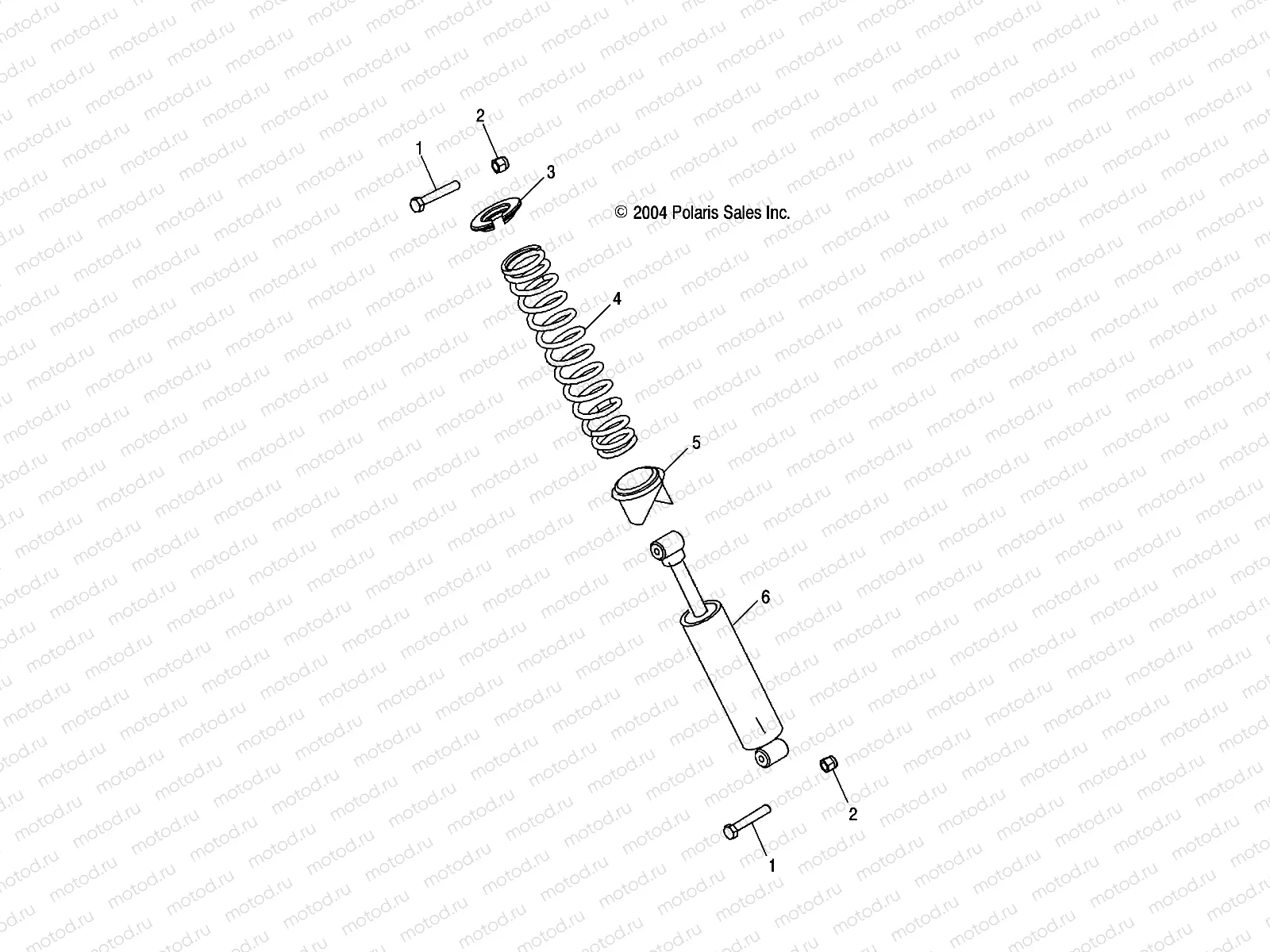 REAR SHOCK - R05RB63AA (4998179817C05) | REAR SHOCK - R05RB63AA (4998179817C05)