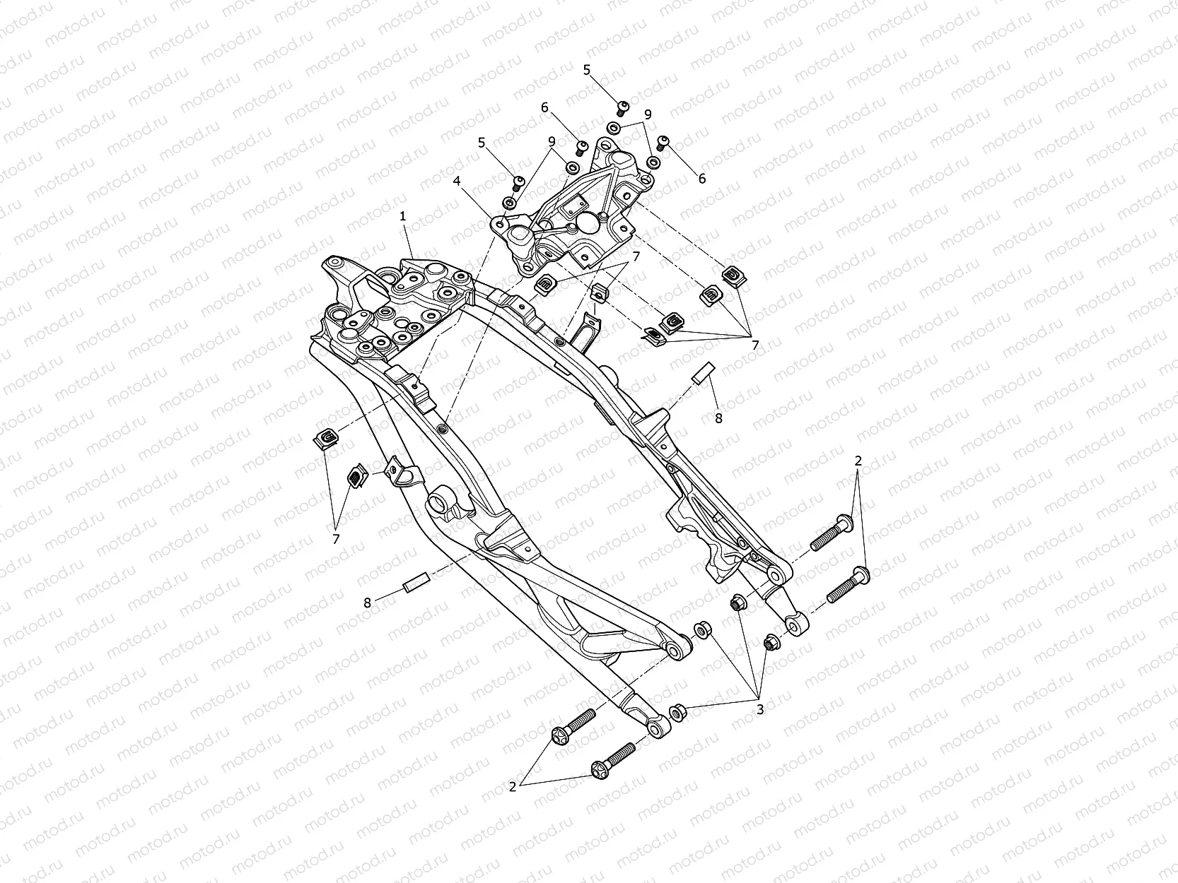 Rear Sub-Frame & Fittings