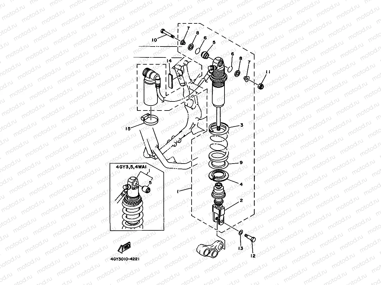 Rear suspension