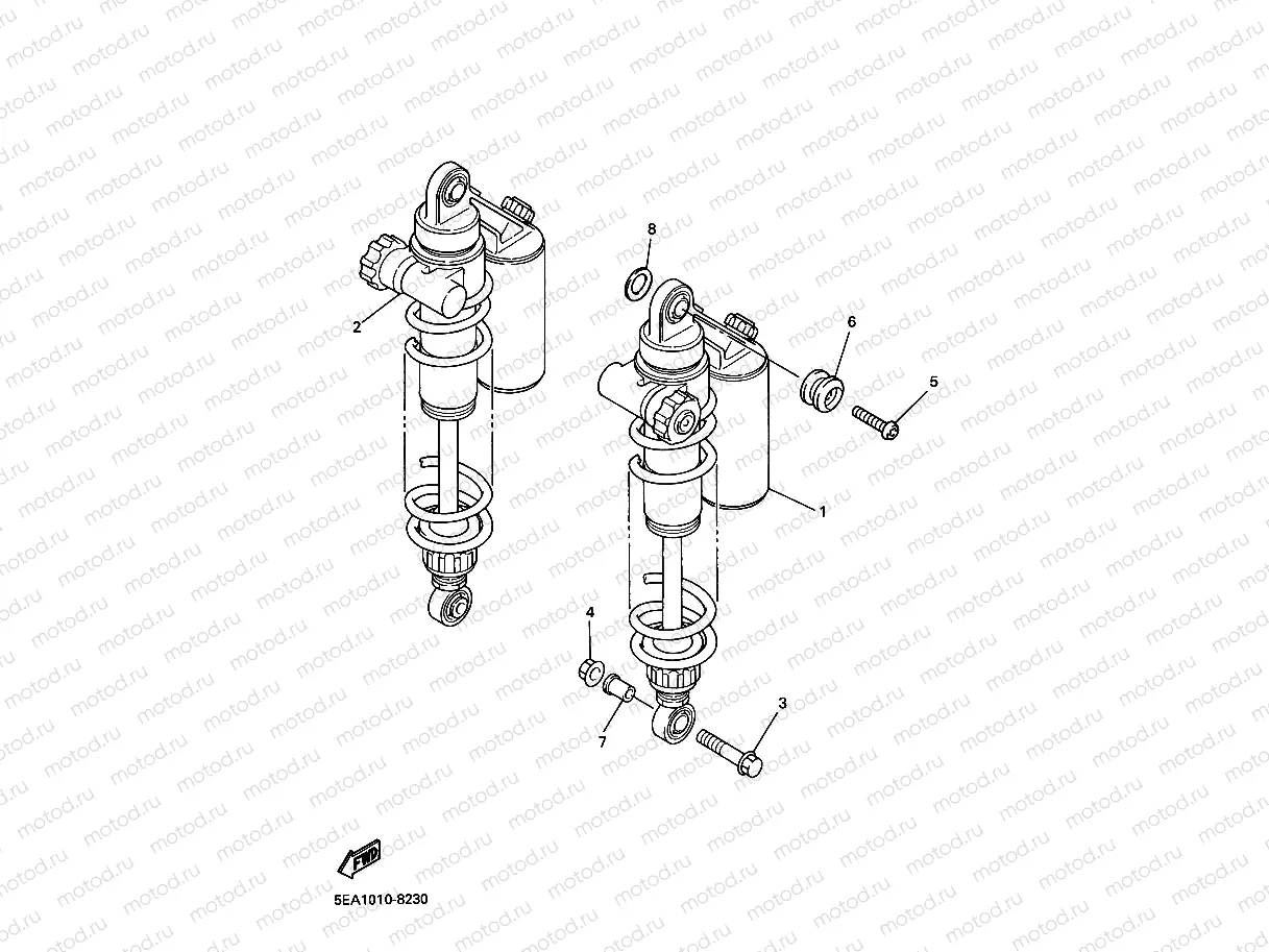 Rear suspension