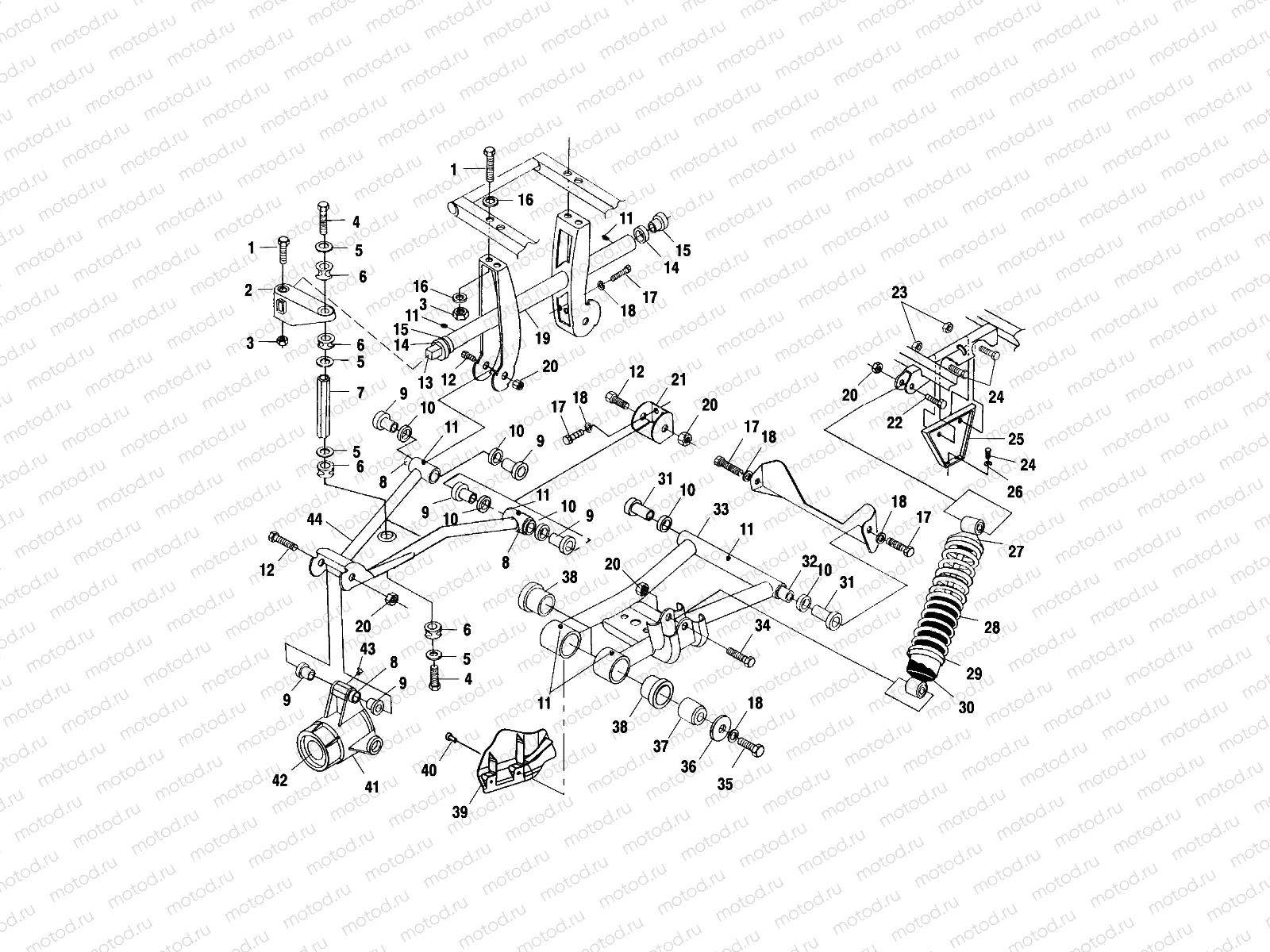 REAR SUSPENSION - A00CH33AC (4959905990C010) | REAR SUSPENSION - A00CH33AC (4959905990C010)