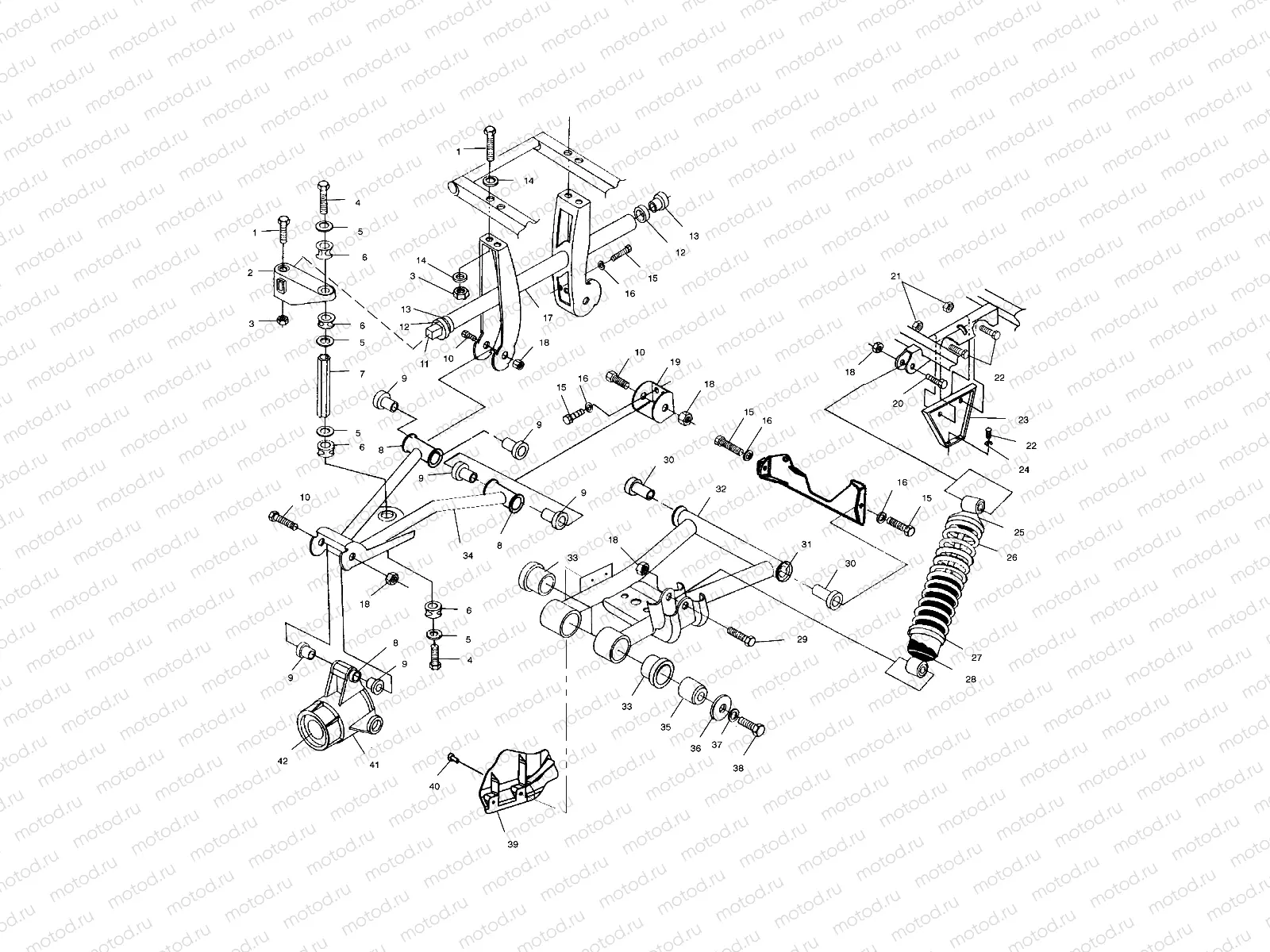REAR SUSPENSION - A03CH50AA/AB/AC/AD/AE/AH/AJ (4975417541C05) | REAR SUSPENSION - A03CH50AA/AB/AC/AD/AE/AH/AJ (4975417541C05)