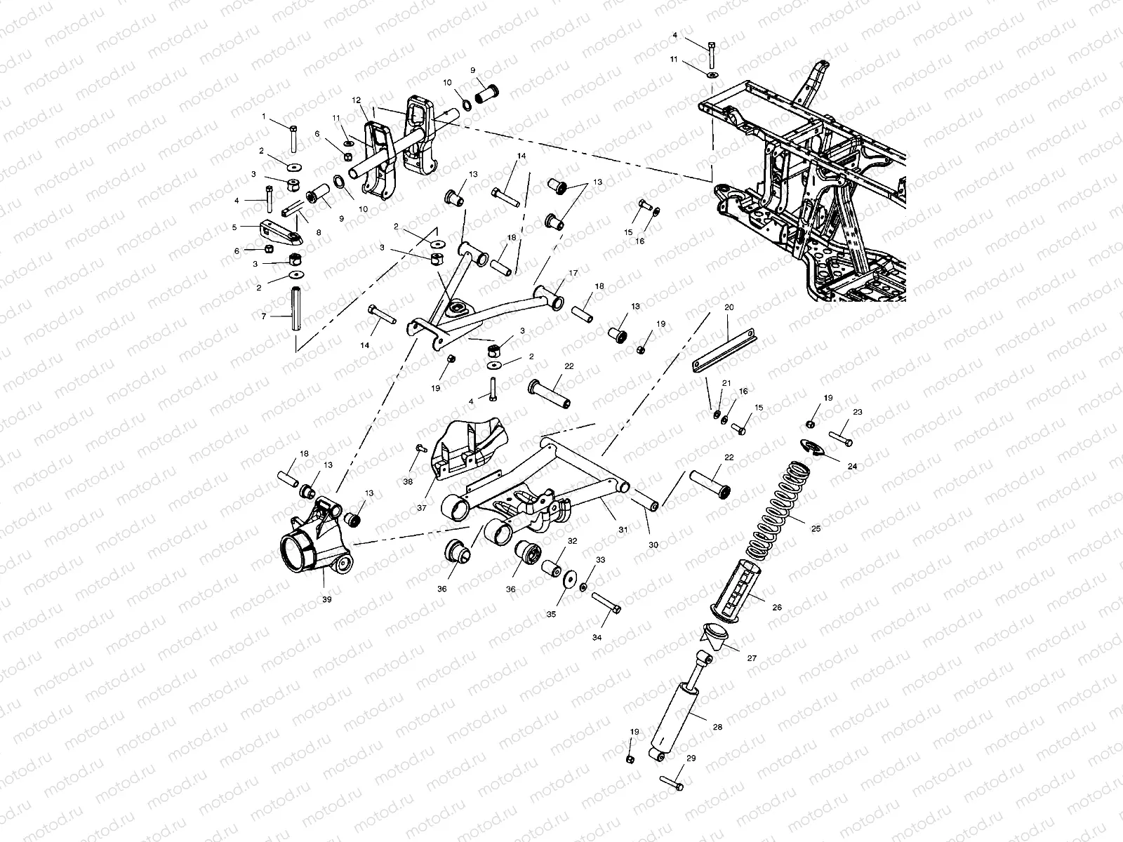 REAR SUSPENSION - A03CH68AA/AC/AF/AH/AL (4975557555C07) | REAR SUSPENSION - A03CH68AA/AC/AF/AH/AL (4975557555C07)