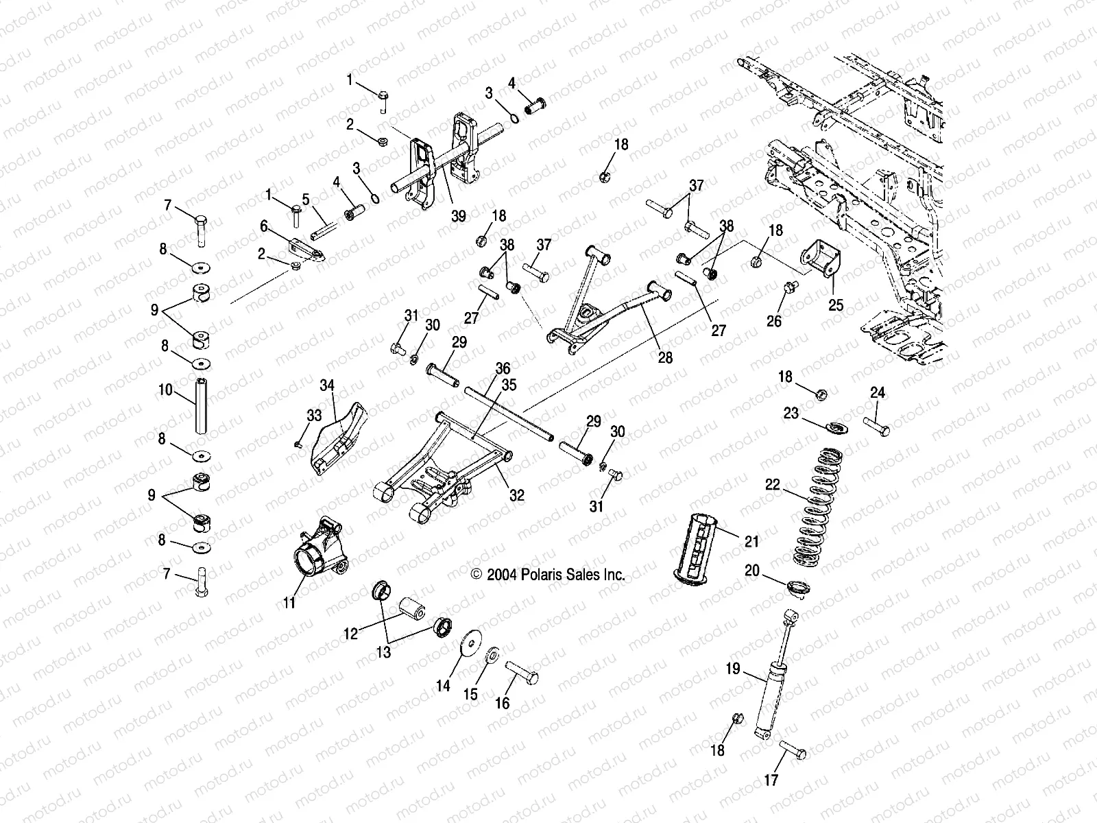 REAR SUSPENSION - A05MH42AB/AG/AH (4994139413C11) | REAR SUSPENSION - A05MH42AB/AG/AH (4994139413C11)