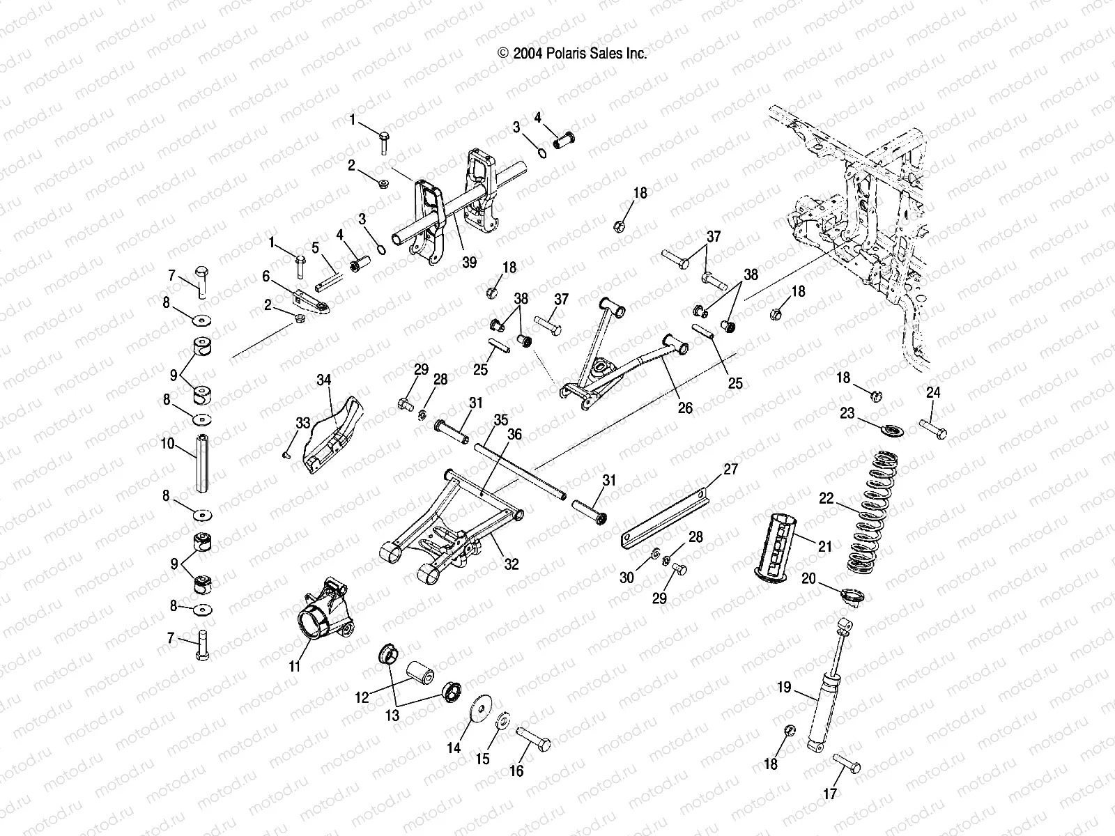 REAR SUSPENSION - A05MH68AK/AN/AD (4994229422C11) | REAR SUSPENSION - A05MH68AK/AN/AD (4994229422C11)